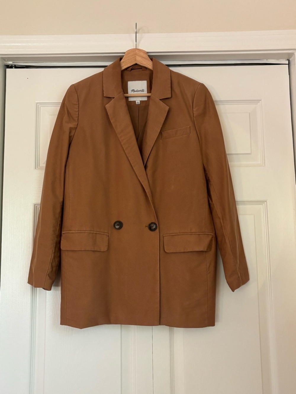 Madewell Caldwell Blazer Camel XS